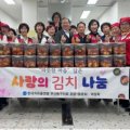 동구 초량1동 자유총연맹 여성회,  직접 담근 김치 나눔
